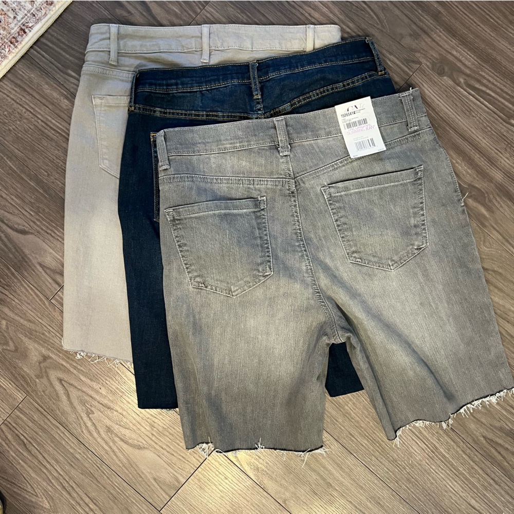 3-Pack Size 8 Cutoff Jean Shorts Bundle – Summer Adventure Ready! - Picture 2 of 9